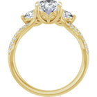 The Iconic 3-Stone Twisted Engagement Ring | Oval | 2 ½ CTW