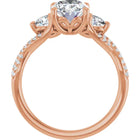 The Iconic 3-Stone Twisted Engagement Ring | Oval | 2 ½ CTW