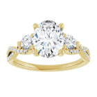 The Iconic 3-Stone Twisted Engagement Ring | Oval | 2 ½ CTW