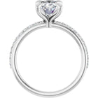 The Timeless Pavé Engagement Ring | Oval | 2 ¼ CTW
