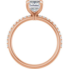 The Timeless Pavé Engagement Ring | Emerald | 2 ¼ CTW