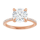 The Timeless Pavé Engagement Ring | Round | 2 ¼ CTW