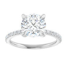 The Timeless Pavé Engagement Ring | Round | 2 ¼ CTW