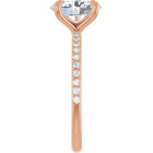 The Timeless Pavé Engagement Ring | Oval | 2 ¼ CTW