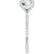 The Timeless Pavé Engagement Ring | Round | 2 ¼ CTW