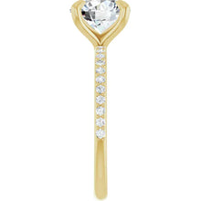 The Timeless Pavé Engagement Ring | Round | 2 ¼ CTW