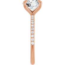 The Timeless Pavé Engagement Ring | Round | 2 ¼ CTW