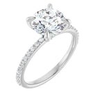 The Timeless Pavé Engagement Ring | Round | 2 ¼ CTW