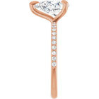 The Timeless Pavé Engagement Ring | Pear | 2 ¼ CTW