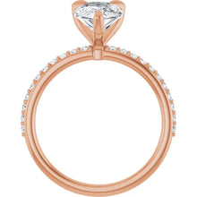 The Timeless Pavé Engagement Ring | Pear | 2 ¼ CTW