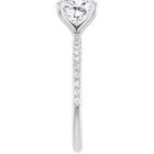 The Timeless Pavé Engagement Ring | Cushion | 2 ¼ CTW