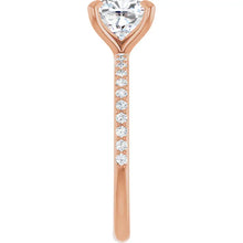 The Timeless Pavé Engagement Ring | Cushion | 2 ¼ CTW