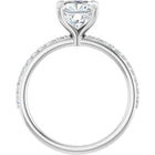 The Timeless Pavé Engagement Ring | Cushion | 2 ¼ CTW