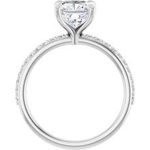 The Timeless Pavé Engagement Ring | Cushion | 2 ¼ CTW