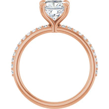 The Timeless Pavé Engagement Ring | Cushion | 2 ¼ CTW