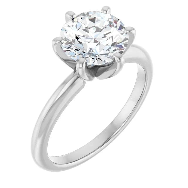 The Classic 6-Prong Engagement Ring | Round | 2 CTW