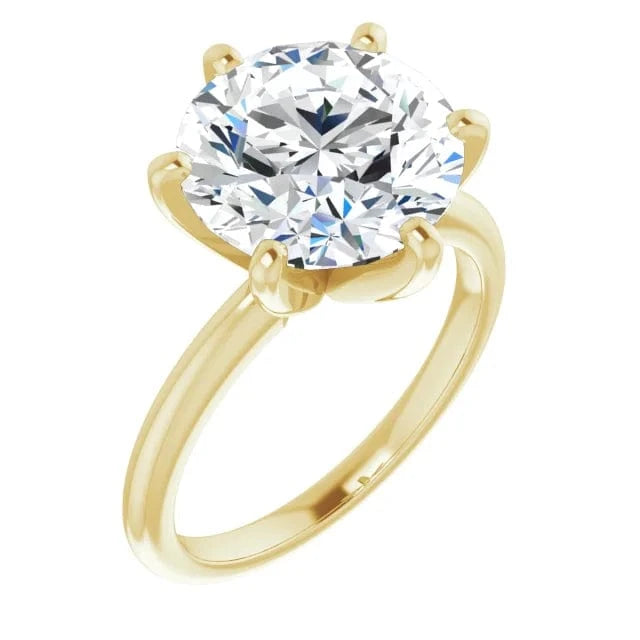 The Classic 6-Prong Engagement Ring | Round | 5 CTW