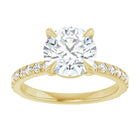 The Classic Pavé Engagement Ring | Round | 2 ⅜ CTW