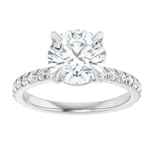 The Classic Pavé Engagement Ring | Round | 2 ⅜ CTW