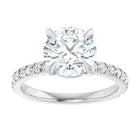 The Classic Pavé Engagement Ring | Round | 2 ⅜ CTW
