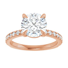 The Classic Pavé Engagement Ring | Round | 2 ⅜ CTW