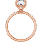 The Classic Pavé Engagement Ring | Round | 2 ⅜ CTW