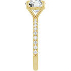 The Classic Pavé Engagement Ring | Round | 2 ⅜ CTW