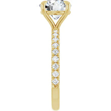 The Classic Pavé Engagement Ring | Round | 2 ⅜ CTW