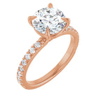 The Classic Pavé Engagement Ring | Round | 2 ⅜ CTW