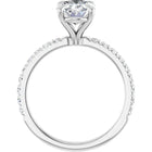 The Classic Pavé Engagement Ring | Oval | 2 ⅜ CTW