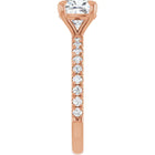 The Classic Pavé Engagement Ring | Cushion | 2 ⅜ CTW