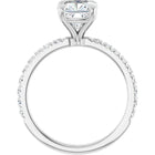 The Classic Pavé Engagement Ring | Cushion | 2 ⅜ CTW