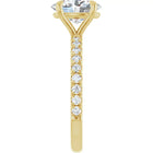 The Classic Pavé Engagement Ring | Oval | 2 ⅜ CTW