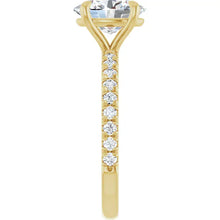 The Classic Pavé Engagement Ring | Oval | 2 ⅜ CTW