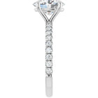 The Classic Pavé Engagement Ring | Oval | 2 ⅜ CTW