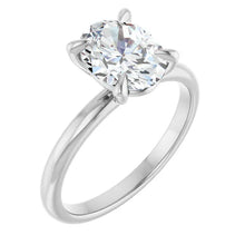 The Timeless Solitaire Engagement Ring | Oval | 2 CTW