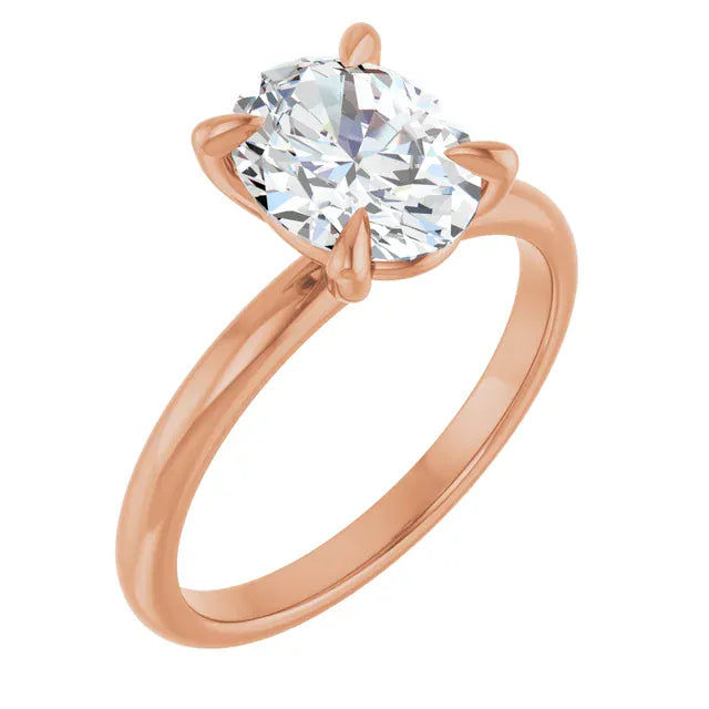 The Timeless Solitaire Engagement Ring | Oval | 2 CTW