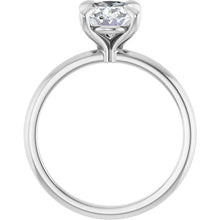 The Timeless Solitaire Engagement Ring | Oval | 2 CTW