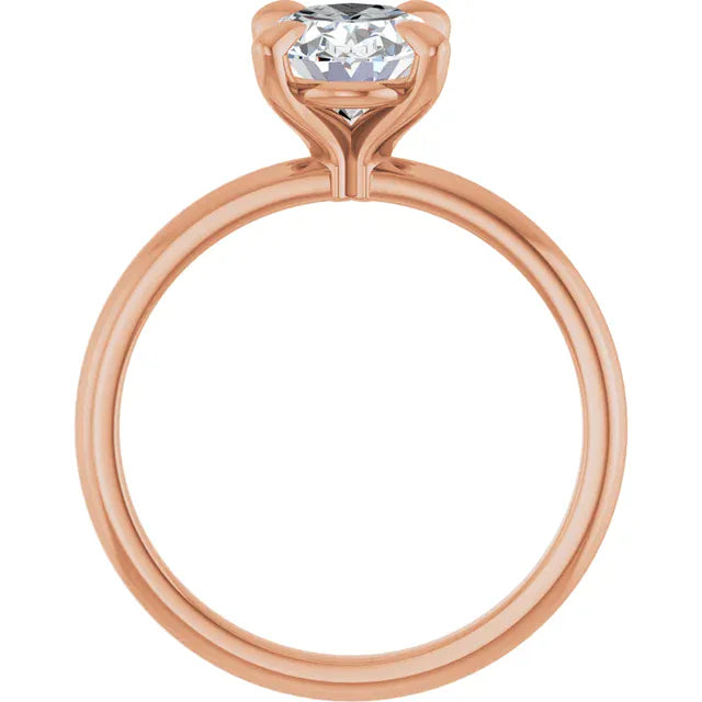 The Timeless Solitaire Engagement Ring | Oval | 2 CTW
