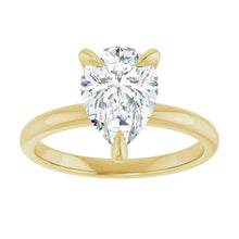 The Timeless Solitaire Engagement Ring | Pear | 2 CTW