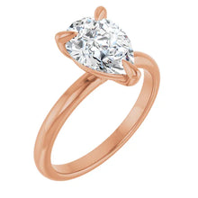 The Timeless Solitaire Engagement Ring | Pear | 2 CTW