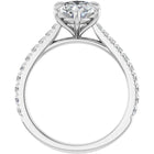 The Signature Cathedral Pavé Engagement Ring | Oval | 2 ⅜ CTW