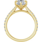 The Signature Cathedral Pavé Engagement Ring | Oval | 2 ⅜ CTW