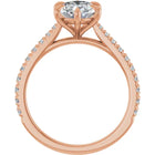 The Signature Cathedral Pavé Engagement Ring | Oval | 2 ⅜ CTW