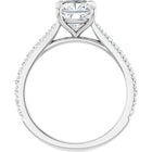 The Signature Cathedral Pavé Engagement Ring | Cushion | 2 ⅜ CTW