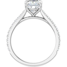 The Signature Cathedral Pavé Engagement Ring | Cushion | 2 ⅜ CTW