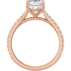 The Signature Cathedral Pavé Engagement Ring | Cushion | 2 ⅜ CTW