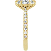 The Signature Cathedral Pavé Engagement Ring | Oval | 2 ⅜ CTW