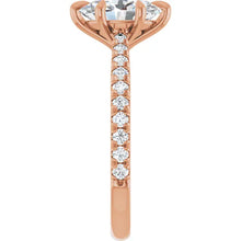 The Signature Cathedral Pavé Engagement Ring | Oval | 2 ⅜ CTW