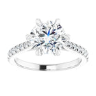 The Signature Cathedral Pavé Engagement Ring | Round | 2 ⅜ CTW